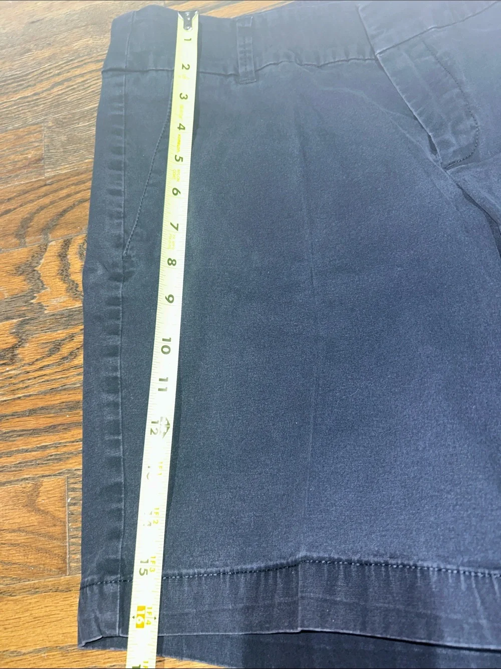 J. Crew Dark Blue Cotton Chino Bermuda Shorts